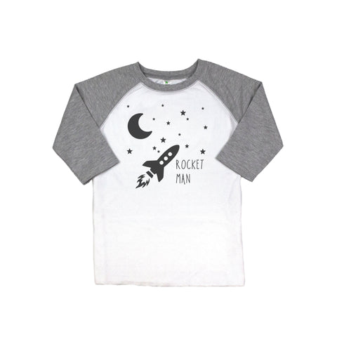 Kid's Space Shirt, Rocket Man, Children's Clothing, Rocket Man Shirt, Kid's Science Shirt, Youth Clothing, Space Lover, Science Shirt, Moon - Chase Me Tees LLC