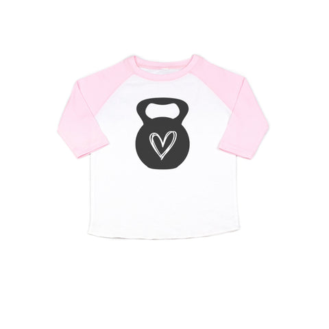 Kids Workout Shirt, Dumbbell Heart, Kids Crossfit Shirt, Toddler Crossfit Shirt, Youth Crossfit, Unisex Children's Clothing, Love Workout - Chase Me Tees LLC