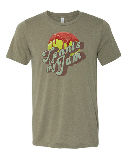 Tennis Shirt, Tennis Is My Jam, Funny Tennis Shirt, Unisex Fit, Tennis Apparel, Tennis Ball, Tennis Gift, Sports, Athletic Shirt, Sublimated - Chase Me Tees LLC