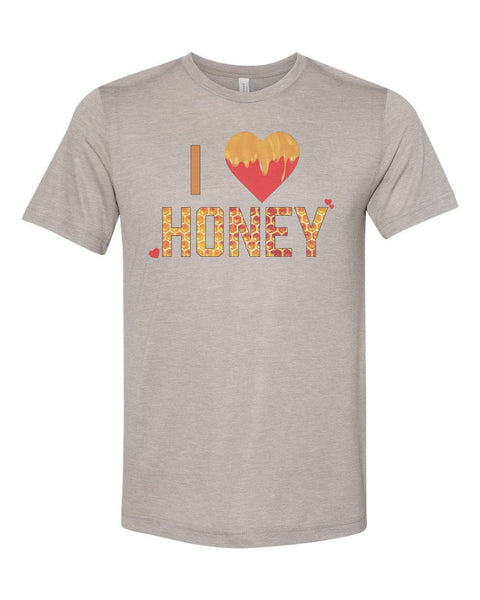 Honey Shirt, I Love Honey, Honey Farmer, Bee Farmer Shirt, Bee Hive Shirt, Honey Gift, Bee Farmer Gift, Unisex Fit, Nector, Sublimated, Bees - Chase Me Tees LLC