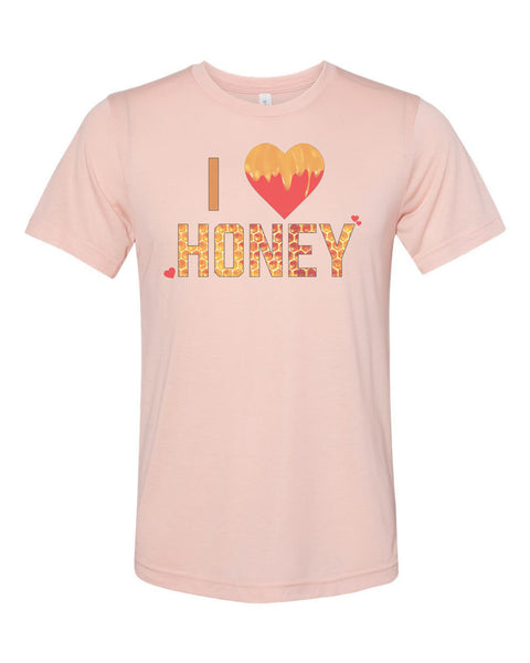 Honey Shirt, I Love Honey, Honey Farmer, Bee Farmer Shirt, Bee Hive Shirt, Honey Gift, Bee Farmer Gift, Unisex Fit, Nector, Sublimated, Bees - Chase Me Tees LLC