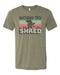 Snowboard Shirt, Born To Shred, Snowboarder Shirt, Unisex Fit, Shred Shirt, Sublimated T-shirt, Gift For Snowboarder, Snowboarding Gear, Ski - Chase Me Tees LLC
