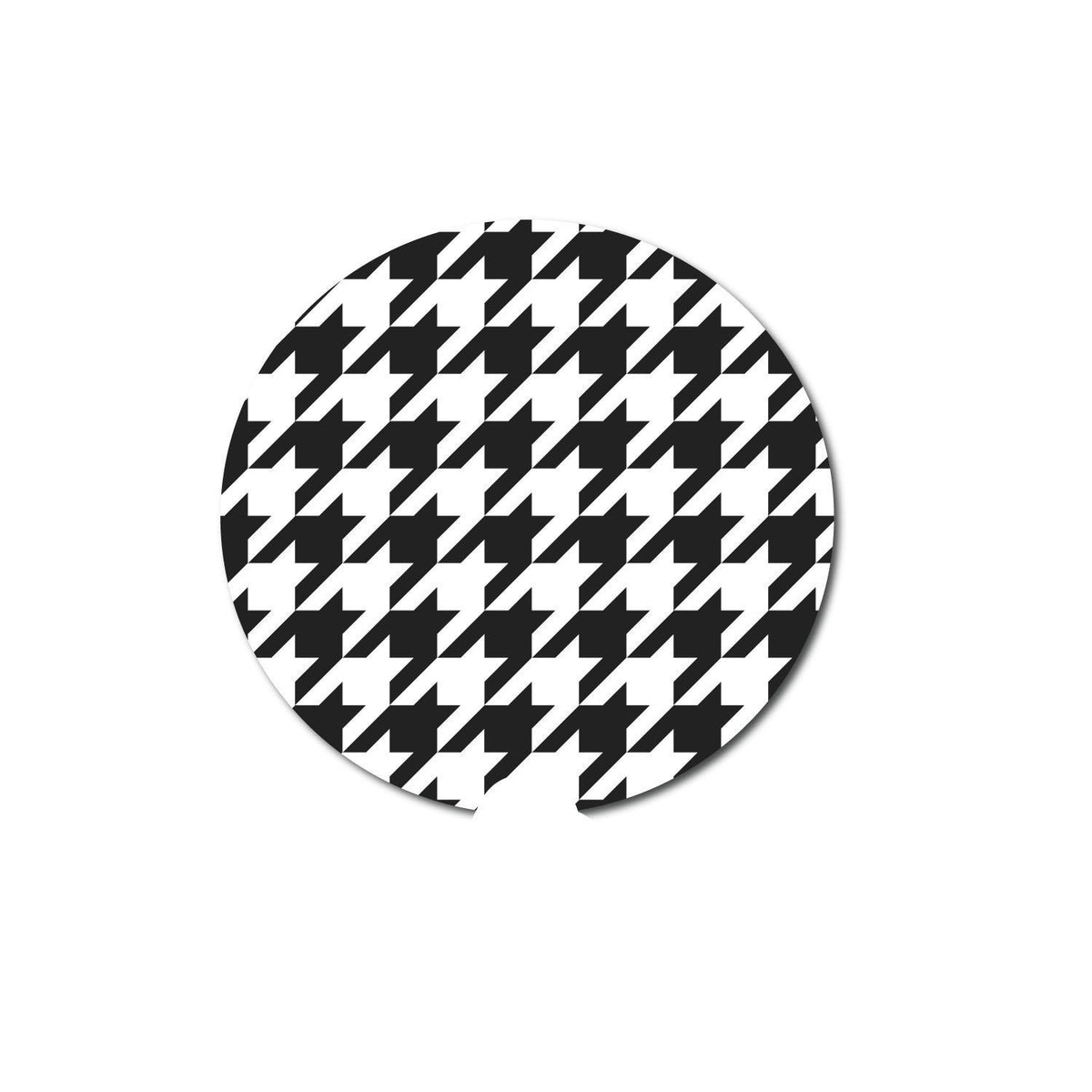 Car Coaster, Houndstooth, Alabama Car Coaster, Houndstooth Coaster, Football, Car Accessories, Car Gift, Truck Coaster, Vehicle Accessories - Chase Me Tees LLC