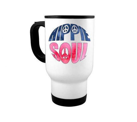 Hippie Mug, Hippie Soul, Flower Child Mug, Gift For Hippie, Wonderer Mug, Hippie Gift, Sublimated Design, Hippie Coffee Mug, Hippie Cup - Chase Me Tees LLC