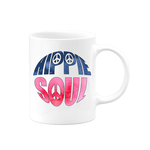 Hippie Mug, Hippie Soul, Flower Child Mug, Gift For Hippie, Wonderer Mug, Hippie Gift, Sublimated Design, Hippie Coffee Mug, Hippie Cup - Chase Me Tees LLC