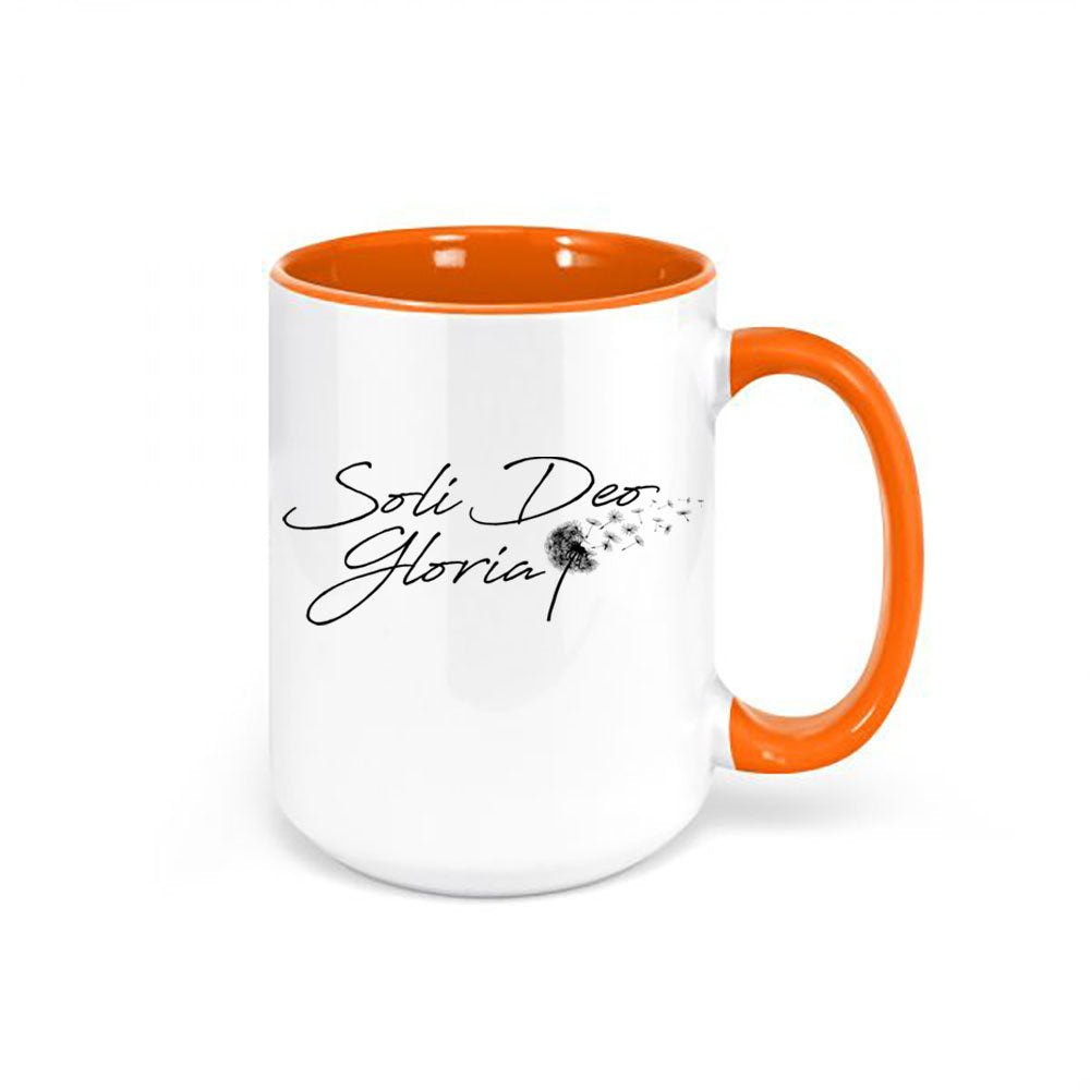 Soli Deo Gloria, Christian Mugs, Jesus Coffee Cup, Christian Gift, Religious Mug, Christian Decor, Glory To God Alone, Godly Mugs, Cups - Chase Me Tees LLC