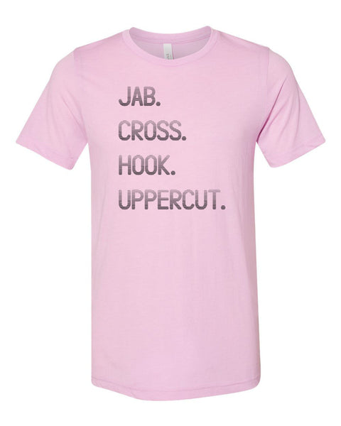 Boxing Shirt, Jab Cross Hook Uppercut, Boxer Shirt, Kickboxing Tee, Gift For Boxer, Boxing Apparel, Boxing Gift, Unisex Fit, Kickboxing Gift - Chase Me Tees LLC