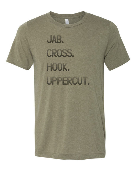 Boxing Shirt, Jab Cross Hook Uppercut, Boxer Shirt, Kickboxing Tee, Gift For Boxer, Boxing Apparel, Boxing Gift, Unisex Fit, Kickboxing Gift - Chase Me Tees LLC