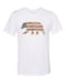 Bear Shirt, Bear Flag, Patriotic Shirt, American Flag Shirt, Bear Gift, Bear Lover, Unisex Fit, Sublimated Design, Super Soft, Bears, Flag - Chase Me Tees LLC