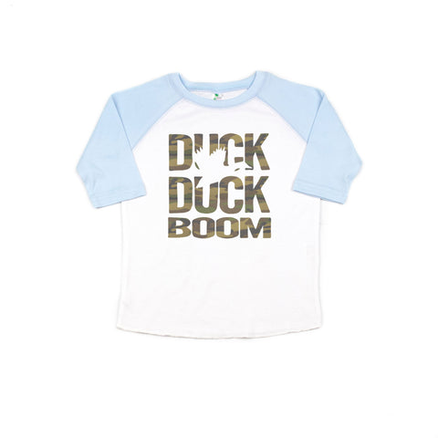 Kid's Duck Hunting Shirt, Duck Duck Boom Camo, Toddler Waterfowl Shirt, Youth Duck Hunting, Duck Duck Boom, Kid's Waterfowl Shirt, Hunting - Chase Me Tees LLC