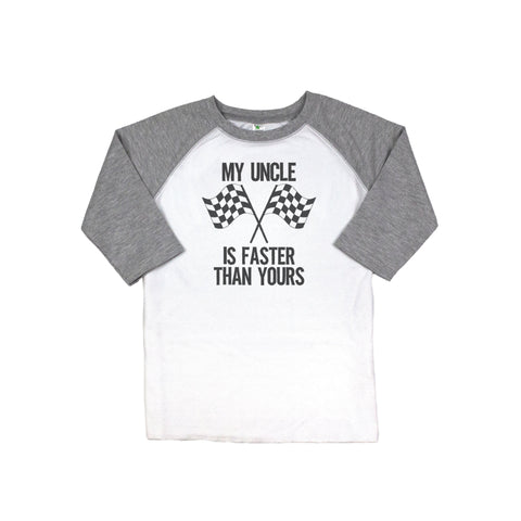 Kid's Racing Shirt, My Uncle Is Faster Than Yours, Toddler Racing Shirt, Motocross Apparel, Racing T-shirt, Youth Racing Shirt, Racing Uncle - Chase Me Tees LLC