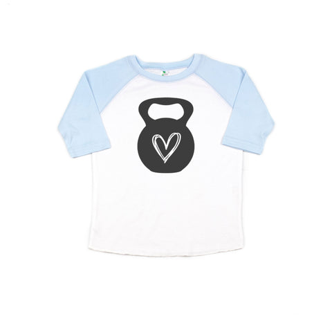 Kids Workout Shirt, Dumbbell Heart, Kids Crossfit Shirt, Toddler Crossfit Shirt, Youth Crossfit, Unisex Children's Clothing, Love Workout - Chase Me Tees LLC