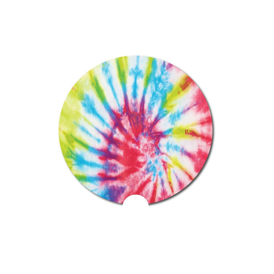 Car Coaster, Tie Dye, Hippie Car Coaster, Car Accessories, Car Gift, Hippie Gift, Truck Coaster, Wonderer, Vehicle Accessories, Coasters - Chase Me Tees LLC