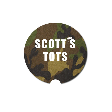 Car Coaster, Scott's Tots, The Office Coaster, Car Accessories, Birthday Gift, Truck Coaster, Funny Coasters, Gift For Him, The Office Fan - Chase Me Tees LLC