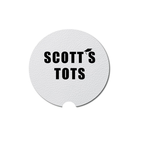 Car Coaster, Scott's Tots, The Office Coaster, Car Accessories, Birthday Gift, Truck Coaster, Funny Coasters, Gift For Him, The Office Fan - Chase Me Tees LLC