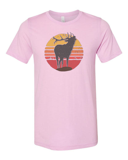 Elk Hunting Shirt, Elk Sunset, Bugling Elk Shirt, Unisex Fit, Gift For Him, Hunting Shirt, Bow Hunting Shirt, Elk Bugle, Father's Day Gift - Chase Me Tees LLC