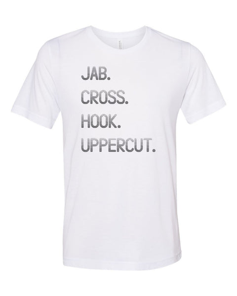 Boxing Shirt, Jab Cross Hook Uppercut, Boxer Shirt, Kickboxing Tee, Gift For Boxer, Boxing Apparel, Boxing Gift, Unisex Fit, Kickboxing Gift - Chase Me Tees LLC