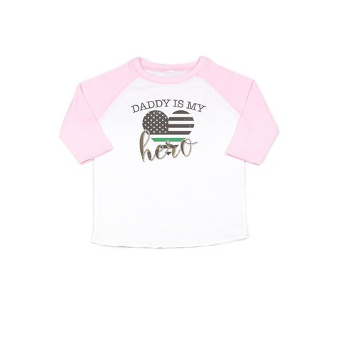 Thin Green Line, Daddy Is My Hero, Kids Military Shirt, Military Kid, Game Warden Shirt, Fish And Game, Military Toddler,  Youth Military - Chase Me Tees LLC
