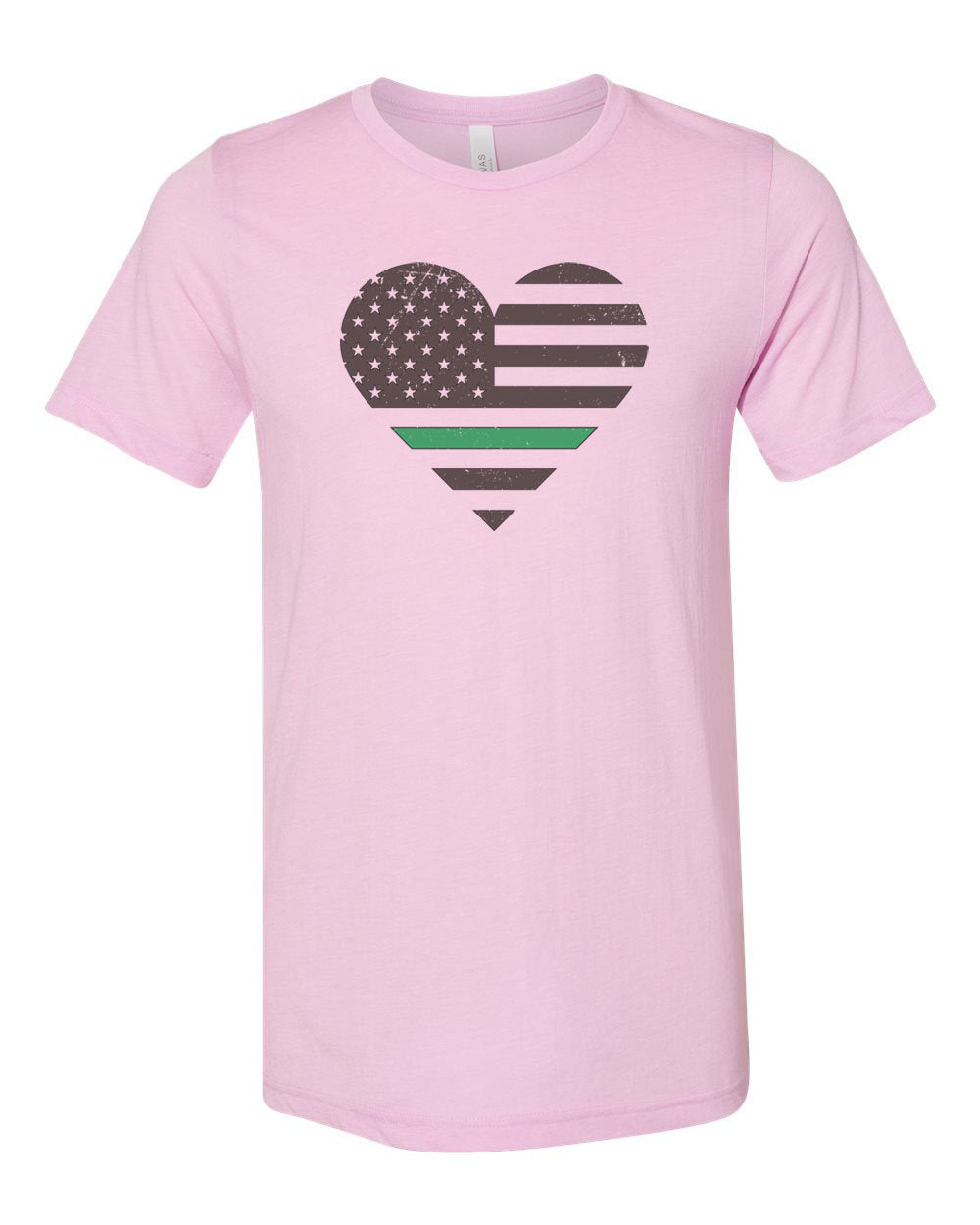 Thin Green Line Shirt, Green Line Heart, Military Shirt, Military Wife, Game Warden Shirt, Armed Forces, Unisex Fit, Sublimated Shirt - Chase Me Tees LLC