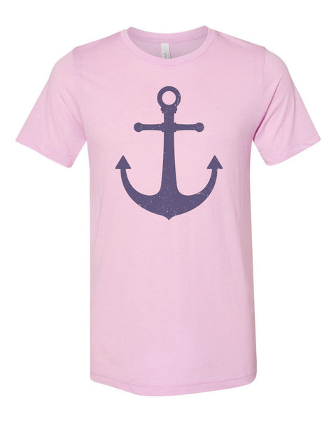 Anchor Shirt, Distressed Anchor, Unisex Fit, Boating Shirt, Sublimated Design, Anchor, Boat Owner, Boat Gift, Boating Apparel, Sailing Shirt - Chase Me Tees LLC