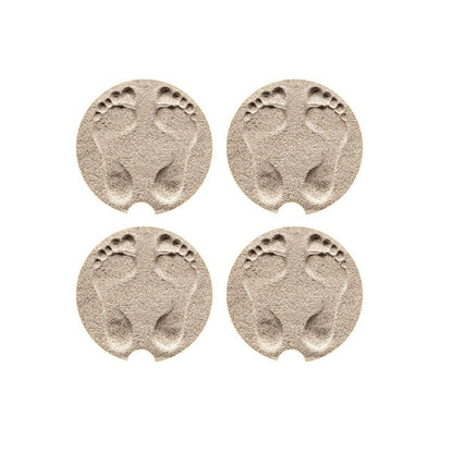 Car Coaster, Footprints, Sand Footprints, Sand Coaster, Sandy Footprints, Car Accessories, Car Gift, Truck Coaster, Vehicle Accessories - Chase Me Tees LLC