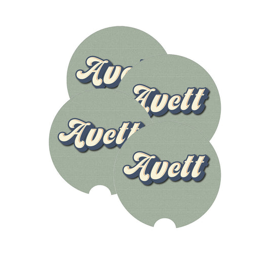 Car Coaster, Avett, Avett Brothers Fan, Americana Gift, Avett Coasters, Music, Car Accessories, Car Gift, Truck Coaster, Vehicle Accessories - Chase Me Tees LLC