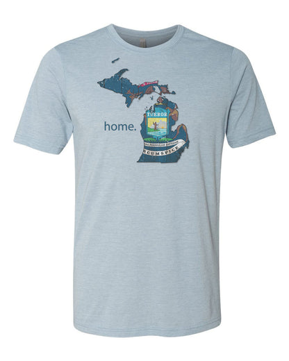 Michigan Shirt, Michigan Is Home, Michigan Gift, Great Lakes Shirt, Mitten State, Unisex Fit, Sublimated Design, MI Shirt, MI Is Home - Chase Me Tees LLC