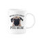 Pug Mug, World's Best Pug Mom, Dog Mom Mug, Pug Mom, Gift For Pug Owner, Dog Mug, Gift For Her, Pug Coffee Cup, Gift For Pug Mom, Pugs - Chase Me Tees LLC