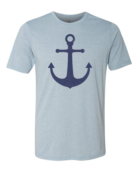 Anchor Shirt, Distressed Anchor, Unisex Fit, Boating Shirt, Sublimated Design, Anchor, Boat Owner, Boat Gift, Boating Apparel, Sailing Shirt - Chase Me Tees LLC