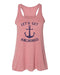 Boating Racerback, Let's Get Anchored, Women's Boating Shirt, Funny Boat Tank Top, Women's Sailing, Sailing Tank Top, Lake Tank Top - Chase Me Tees LLC