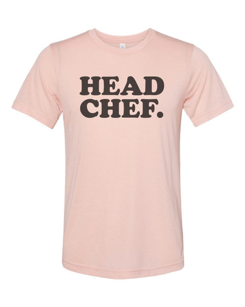 Chef Shirt, Head Chef, Gift For Chef, Chef Gift, Unisex Fit, Sublimated Design, Culinary Shirt, Cooking Shirt, Culinary Graduate, BBQ Shirt - Chase Me Tees LLC