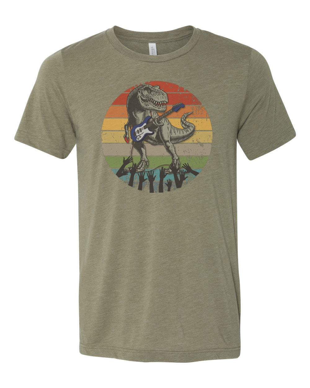 Guitar T Shirt, Guitar Dino, Guitar Shirt, Funny Guitar Shirt, Dinosaur Playing Guitar, Electric Guitar Shirt, Lead Guitarist Shirt, T-Rex - Chase Me Tees LLC
