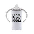 Duck Hunting Sippy Cup, Duck Duck Boom, Baby Waterfowl Cup, Infant Duck Hunting Cup, Waterfowl Sippy Cup, Future Duck Hunter, Sublimated - Chase Me Tees LLC
