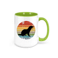 Otter Coffee Mug, Otter Sunset, River Otter Gift, Otter Cup, Sublimated Design, River Lover, Animal Coffee Cup, Otter Lover, Animal Mug - Chase Me Tees LLC