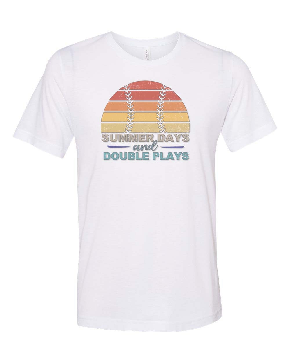 Baseball Shirt, Summer Days And Double Plays, Summer Shirt, Unisex Fit, Sublimated Design, Sports Apparel, Baseball Gift, Baseball Mom Shirt - Chase Me Tees LLC